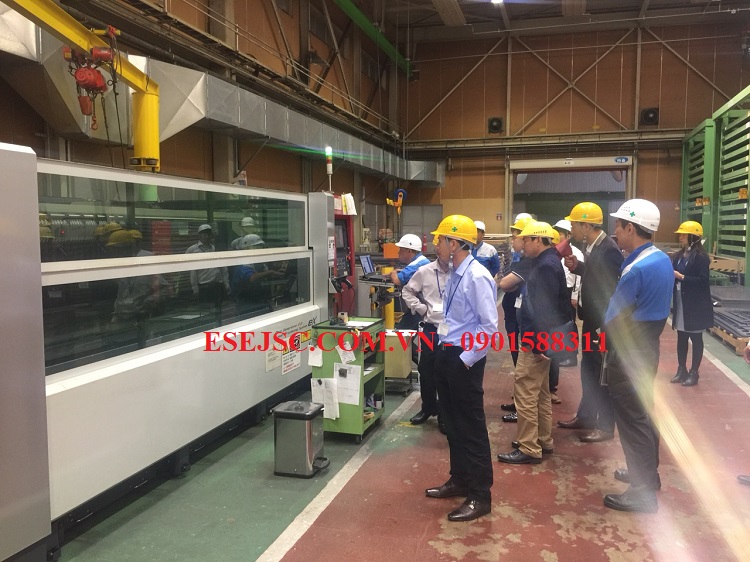 Công ty ESE dẫn khách hàng đến nhà máy Tsubaki tại Nhật