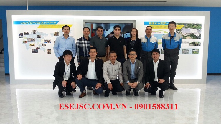 Công ty ESE dẫn khách hàng đến nhà máy Tsubaki tại Nhật